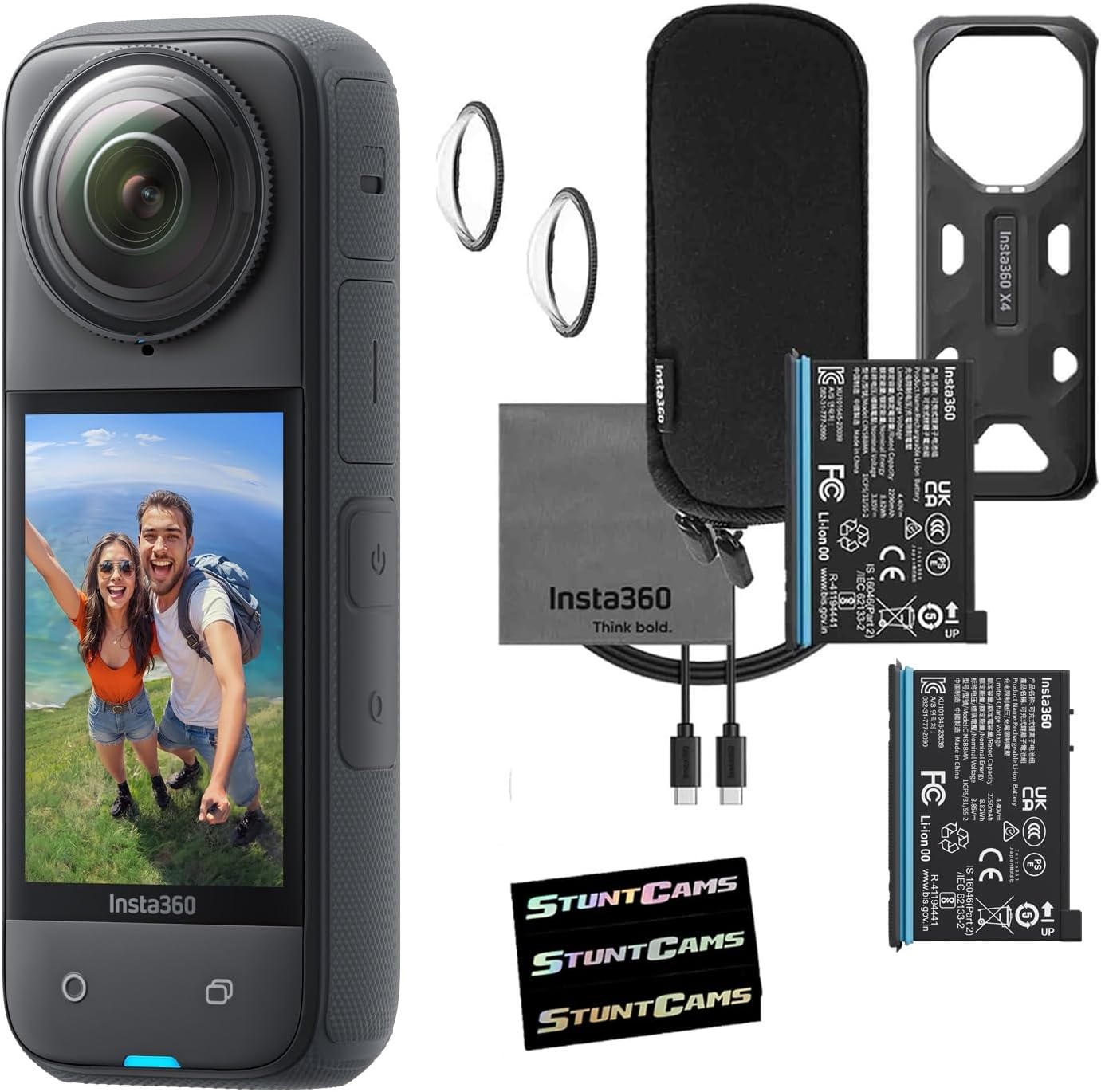 Waterproof 8K 360 Action Helmet Camera with Extra Battery Y866
