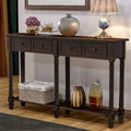 Espresso Console Table Sofa Table P732096