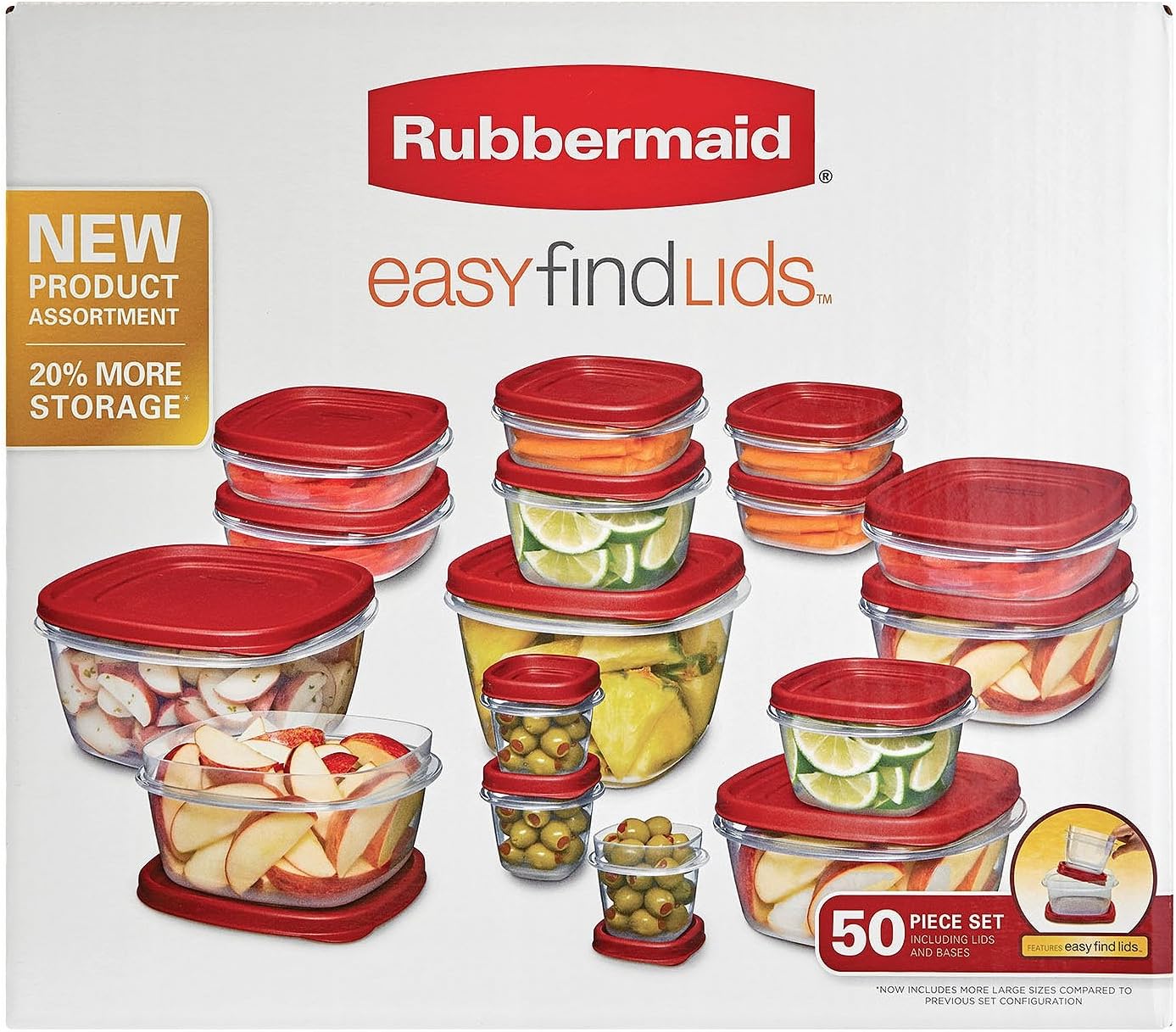 50 Piece Food Storage Containers O3450