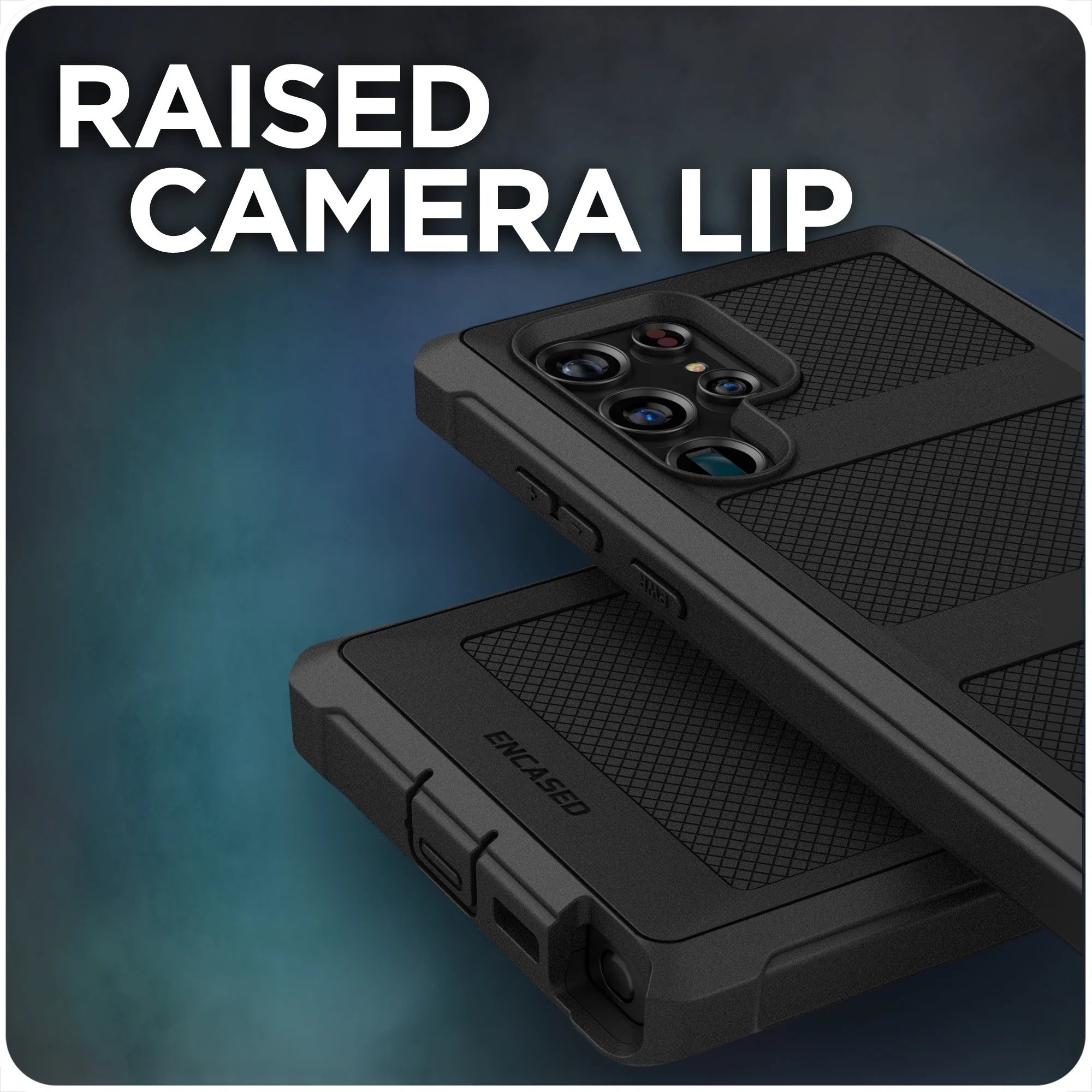 Black Belt Clip Case for Samsung Galaxy S22 Ultra L78603