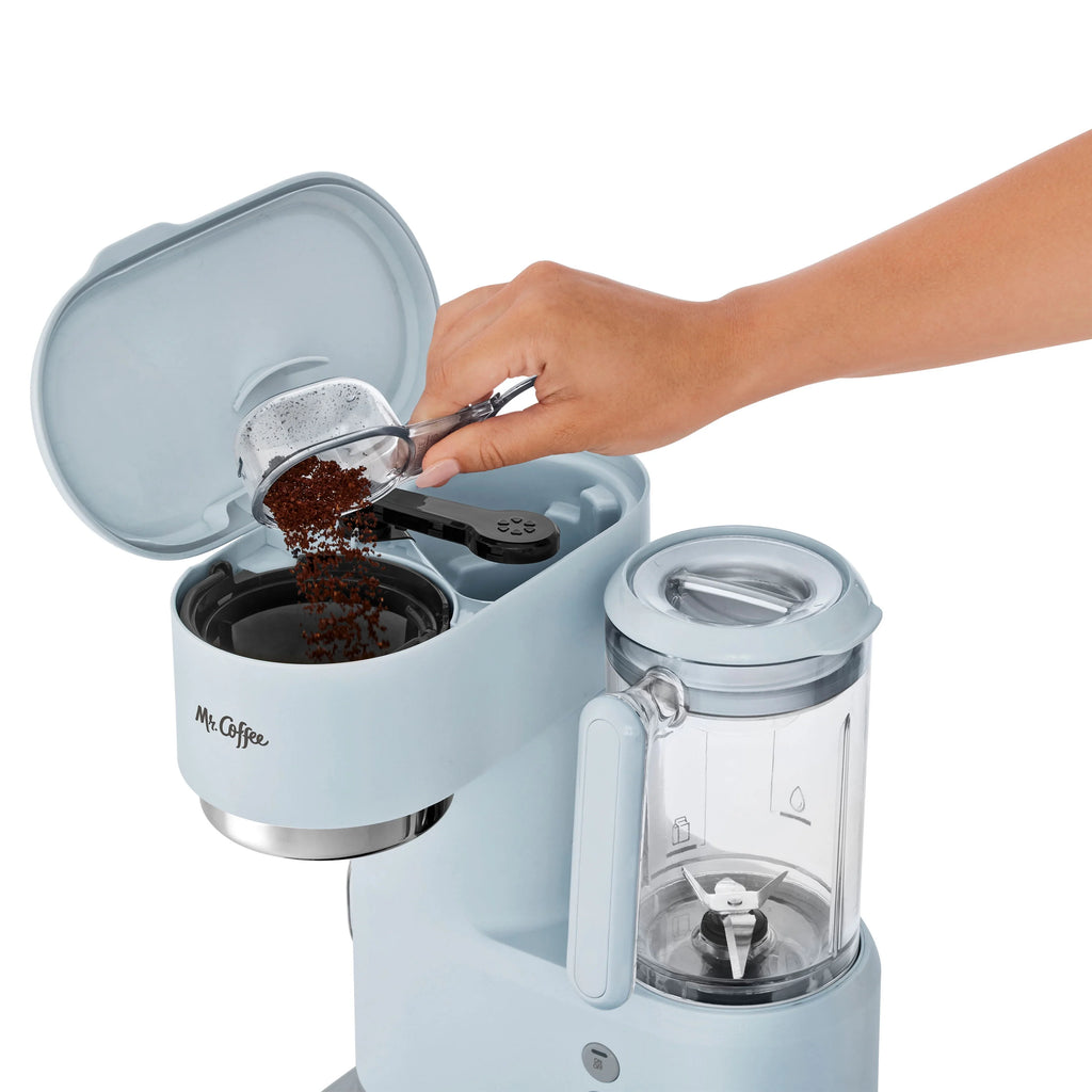 Light Gray Single-Serve Coffee Maker T64837