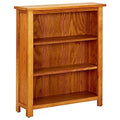 3-Tier Solid Oak Wood Bookcase Q840852