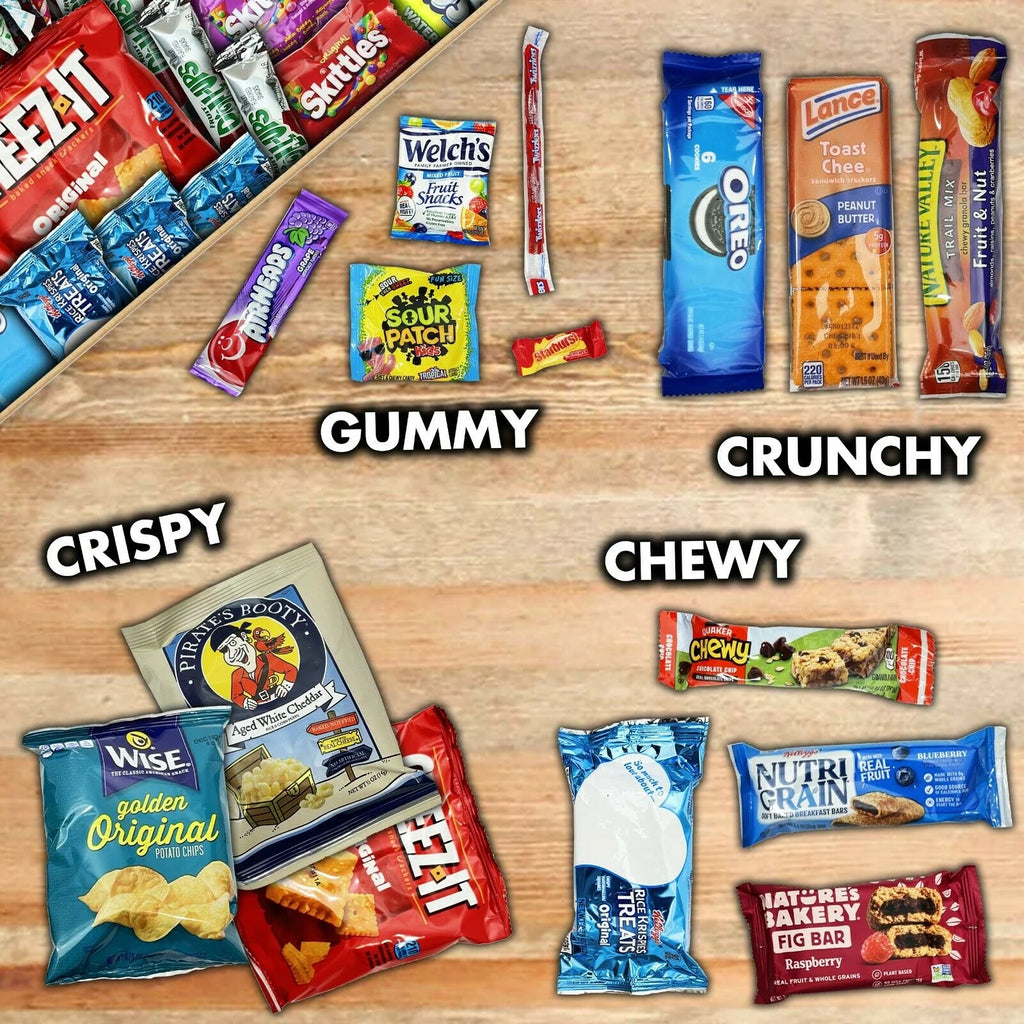20 Snacks Variety Assortment of Chips, Fruit Snacks, Applesauce, Popcorn G72586