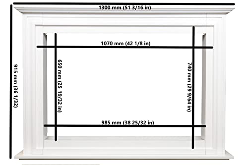 Smart Electric Fireplace with Mantel N72688