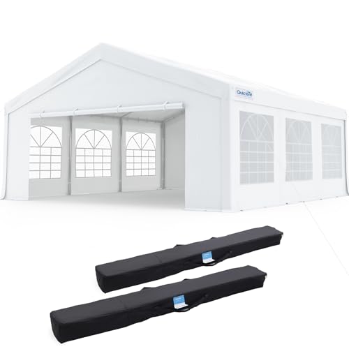 20x20 Heavy Duty Outdoor Canopy Tent with Storage Bags B885379