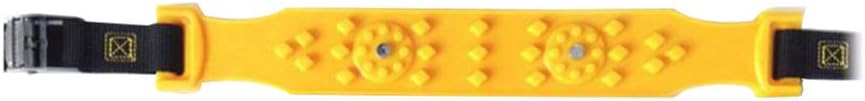 10Pcs Car Snow Chains Yellow Pack of 2 N8905