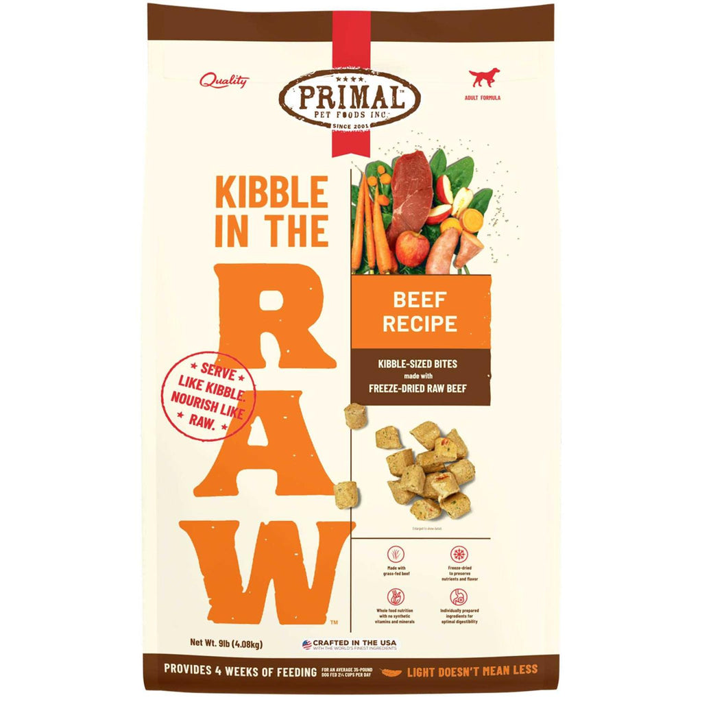 Primal Kibble in The Raw Beef Dog Food E972644