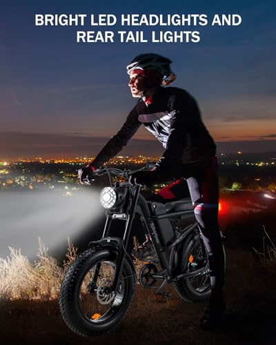 1500W Electric Bike with Full Suspension, 20" Fat Tire, 31.2AH Battery Z65538
