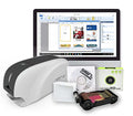 250-Print YMCKO Color Ribbon, 100 PVC Plastic Cards, ID Card Printer Kit R490