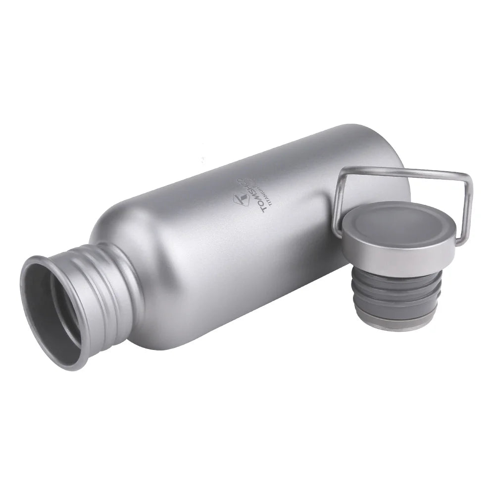600ml Full Titanium Water Bottle with Extra Lid Ultralight I738848