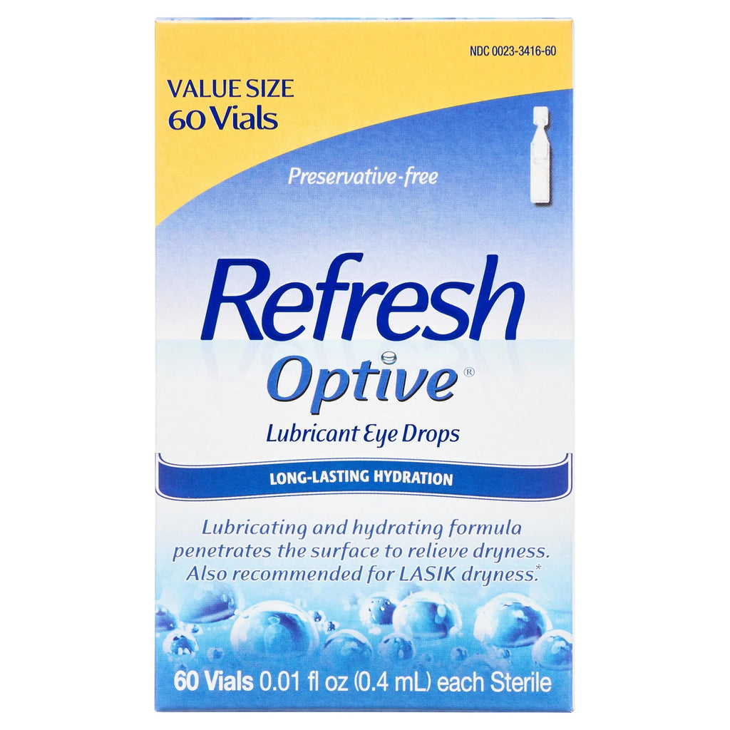 60 Count 0.4 ml Lubricant Eye Drops T928