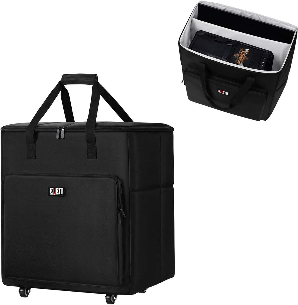 Desktop PC Computer Travel Storage Carrying Case Bag with Wheels (27 Inch) N3979