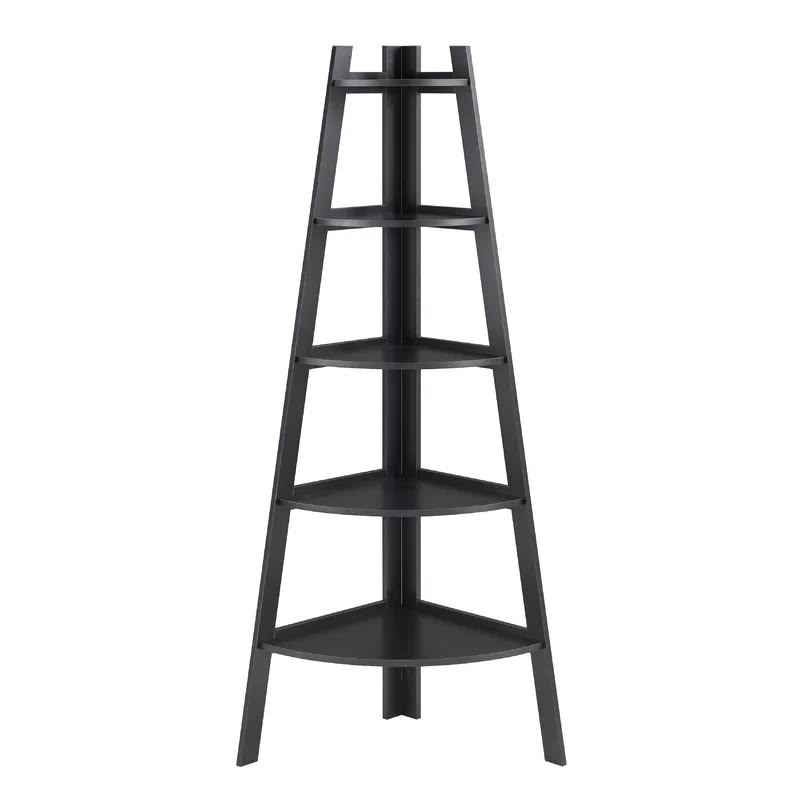 Black Corner Unit Bookcase K771