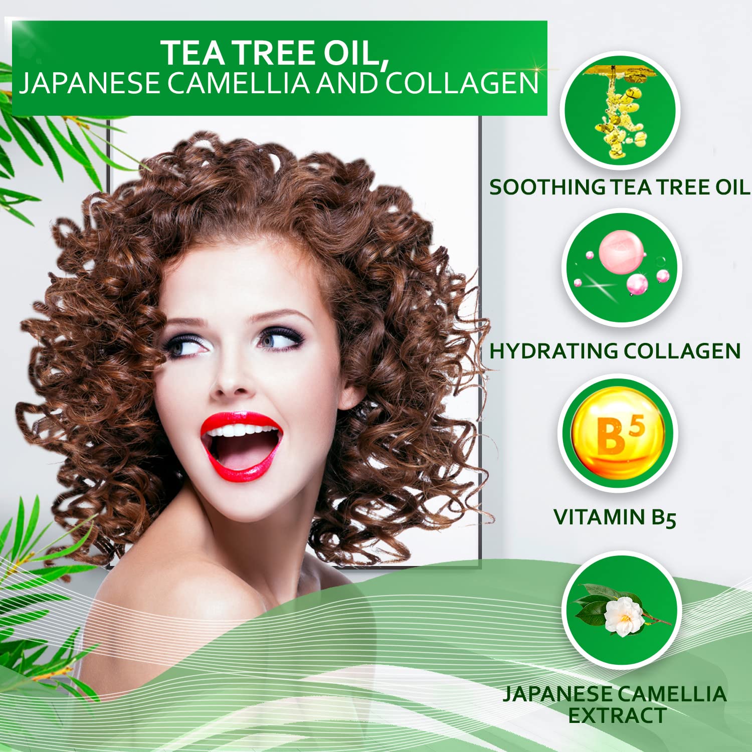 Tea Tree Oil Shampoo and Conditioner Set V11724
