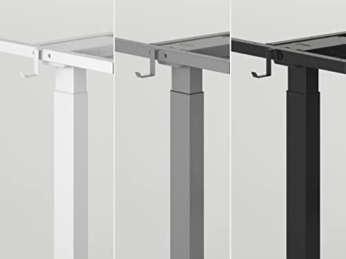 Triple Motor L Shaped Electric Standing Desk Frame, Black (Frame Only) Y34286