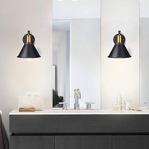 Bronze and Black Swing Arm Wall Lamp with On/Off Switch K702