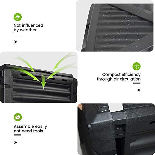 80 Gallon BPA Free Compost Bin Q818