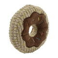 Donut Squeaky Plush Dog Toy J192425