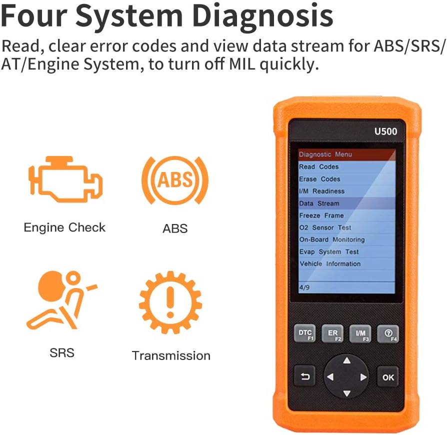 Automotive OBD2 Scanner Code Reader Diagnostic Scan Tool U166674