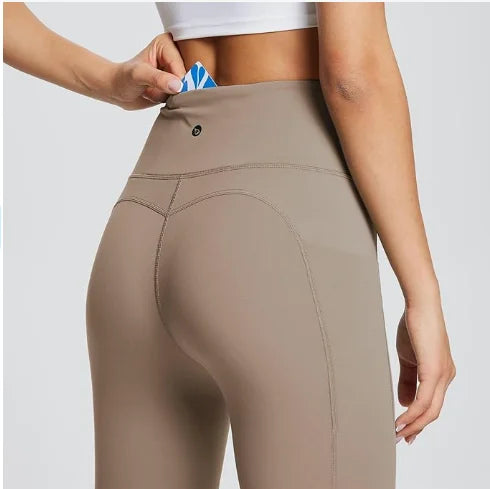Women's High Waisted 7/8 Ultra Soft Ankle Leggings with Pockets H453975