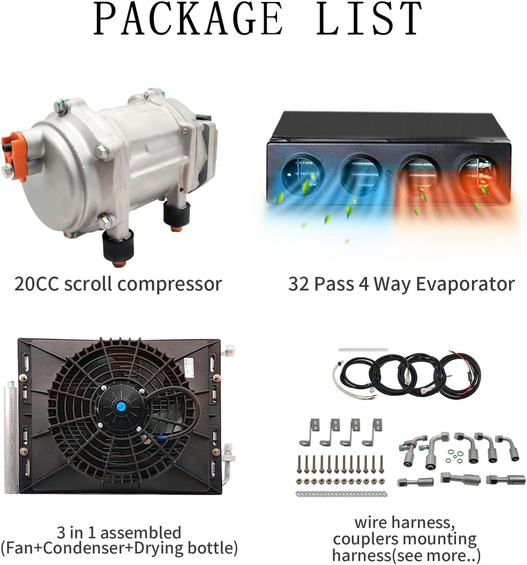 12V DC Under Dash Car Air Conditioner H758438