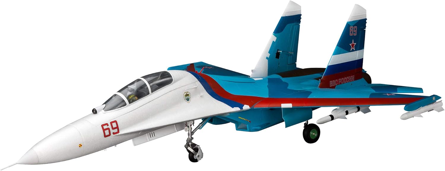 RC Airplane SU-30 Twin 70mm EDF BNF Basic 1100mm S843
