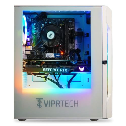 White Gaming PC Desktop Computer N912916