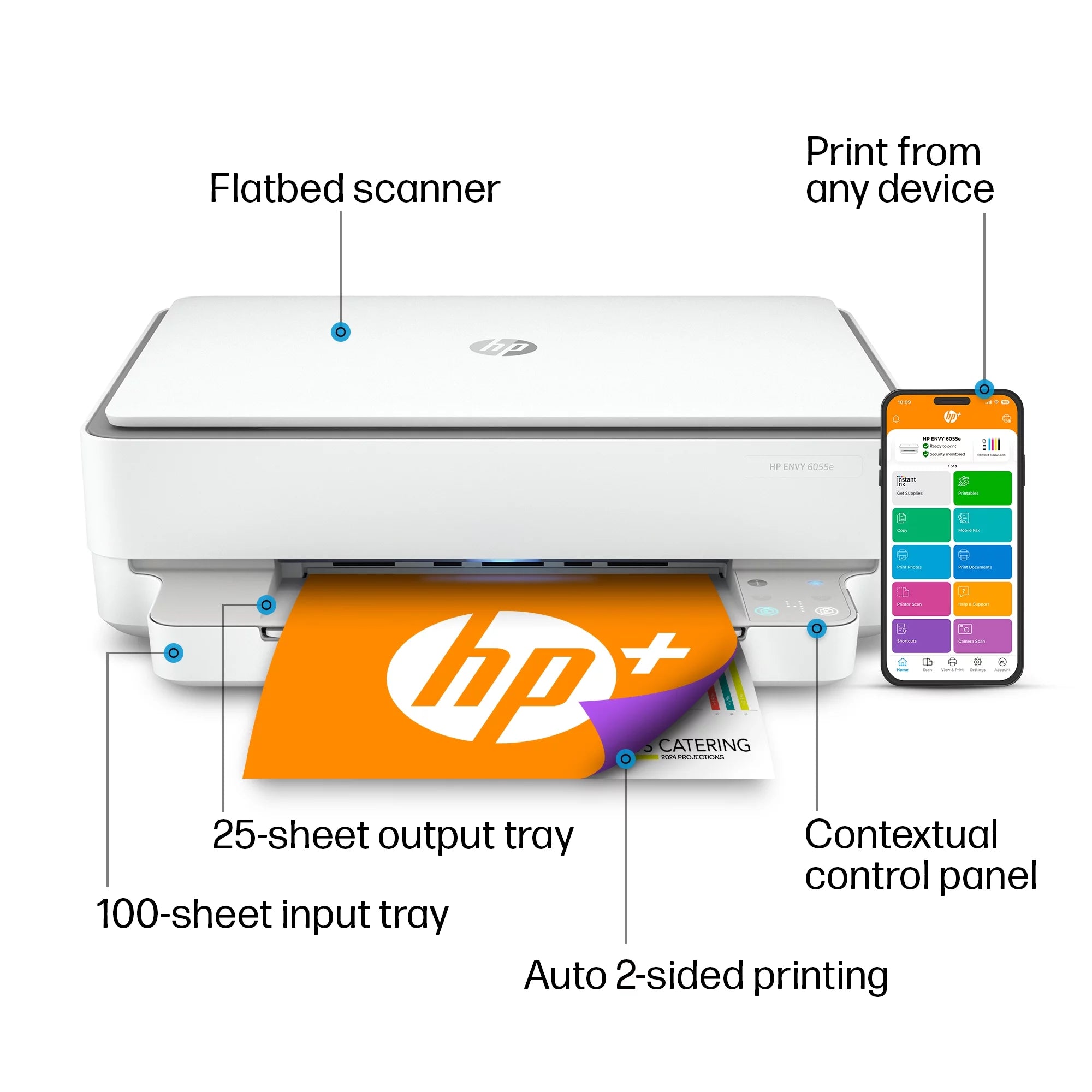Wireless Color Inkjet Printer B787675