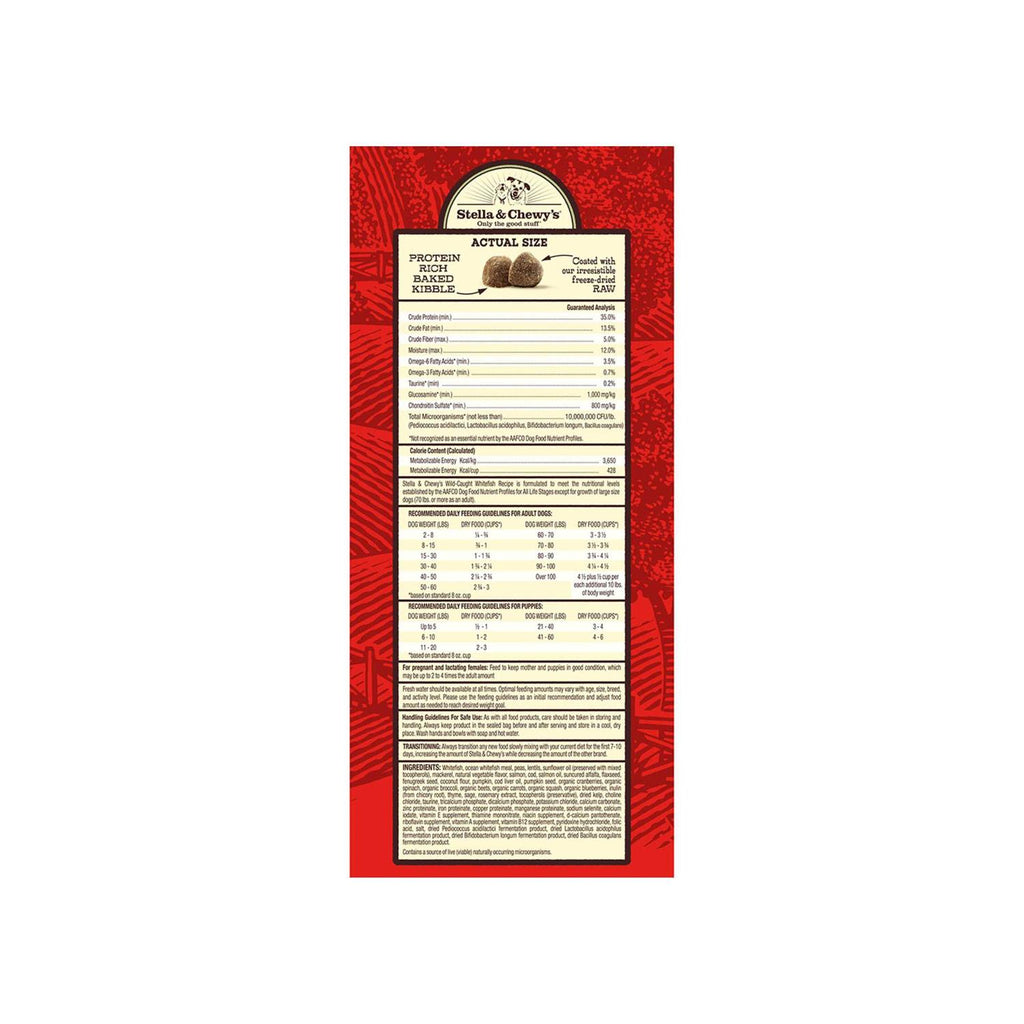 Raw Coated Dog Kibble Wild Caught Whitefish E2720