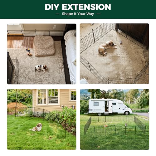 Expandable 24-inch 8 Panels Dog Playpen R16755