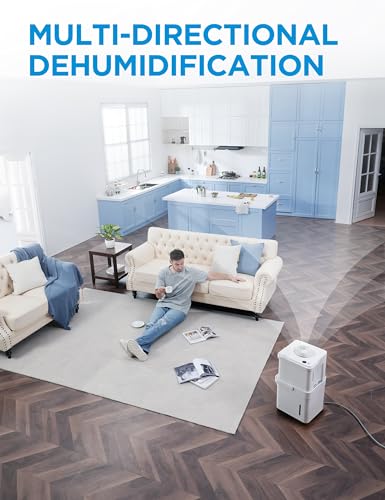 50 Pint Dehumidifier with Built-in Pump, White O504