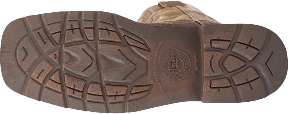 Brown Steel Toe Work Boots O656704