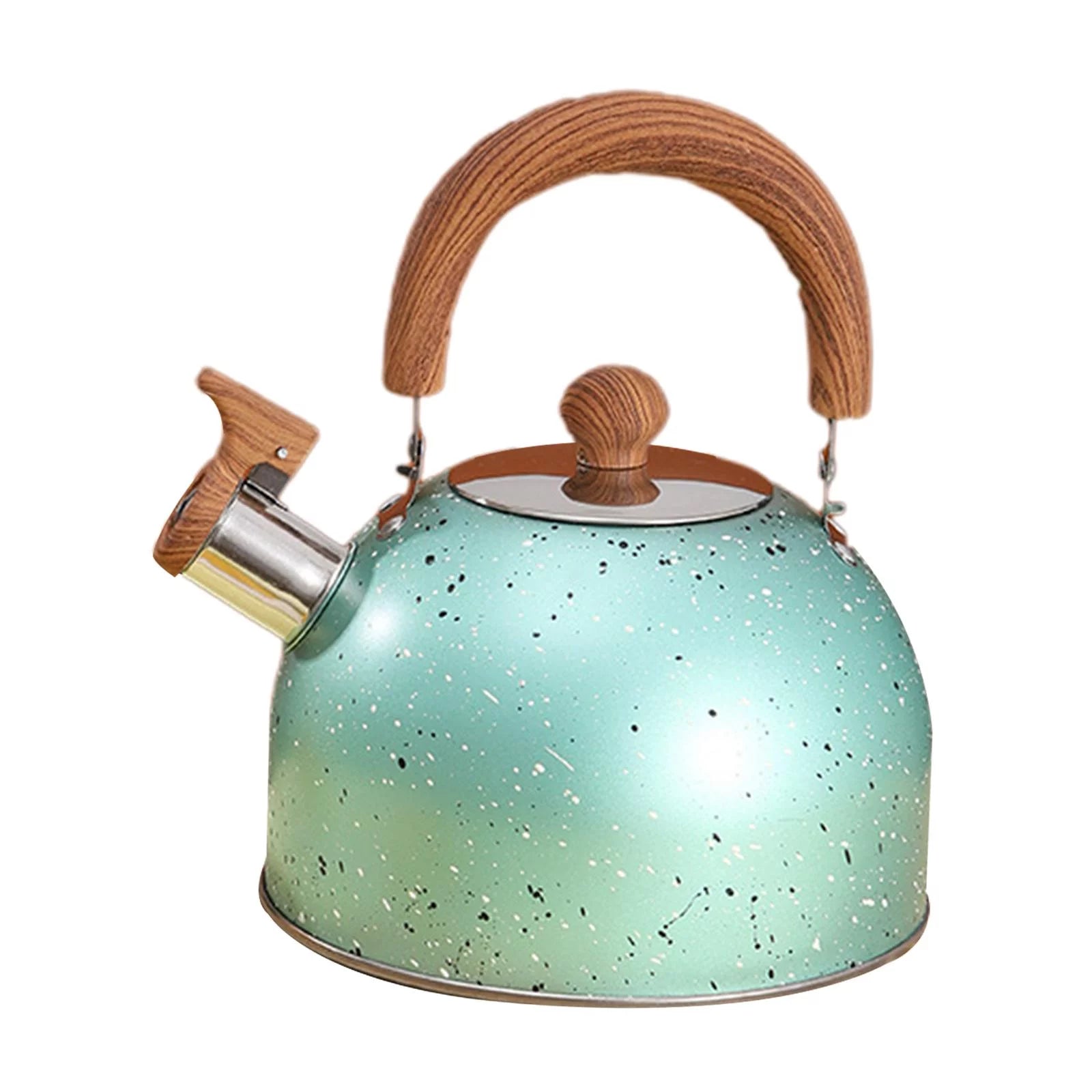 Green Stainless Whistling Water Kettle F934