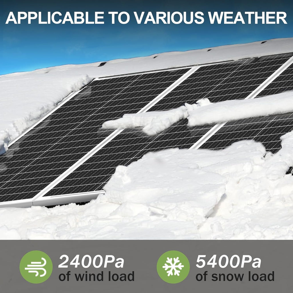 100 Watt 12 BB Monocrystalline Solar Panel 2 Pack N4921
