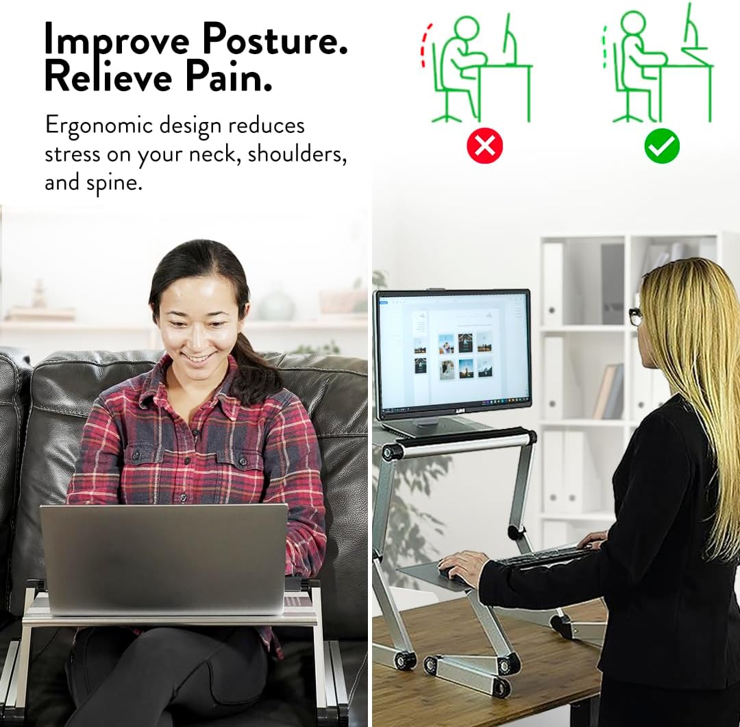 Adjustable Height Aluminum Laptop Cooling Stand X469