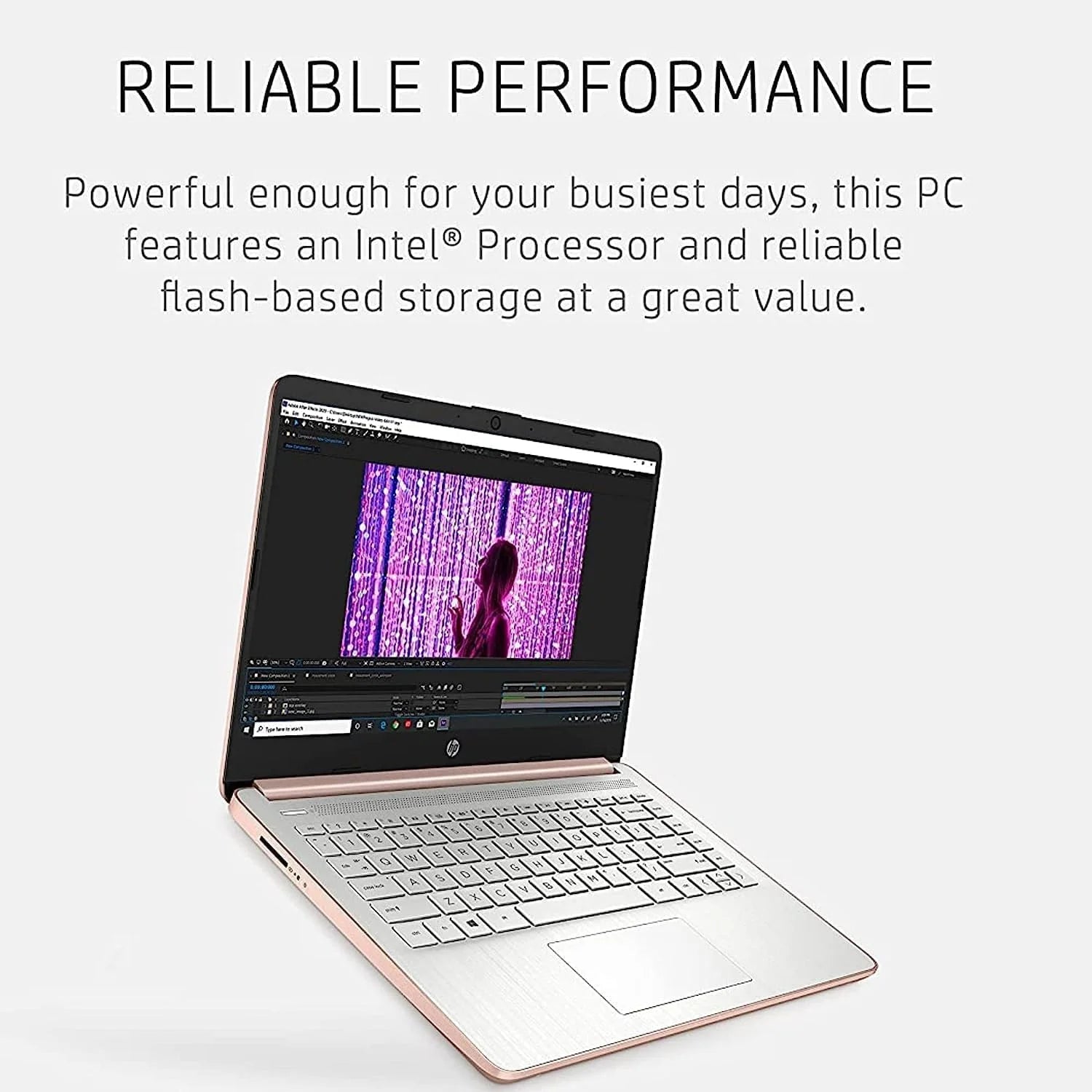 14" Ultral Light Laptop Intel Celeron Quad-Core N4120 16GB RAM 64GB eMMC Pink M29452