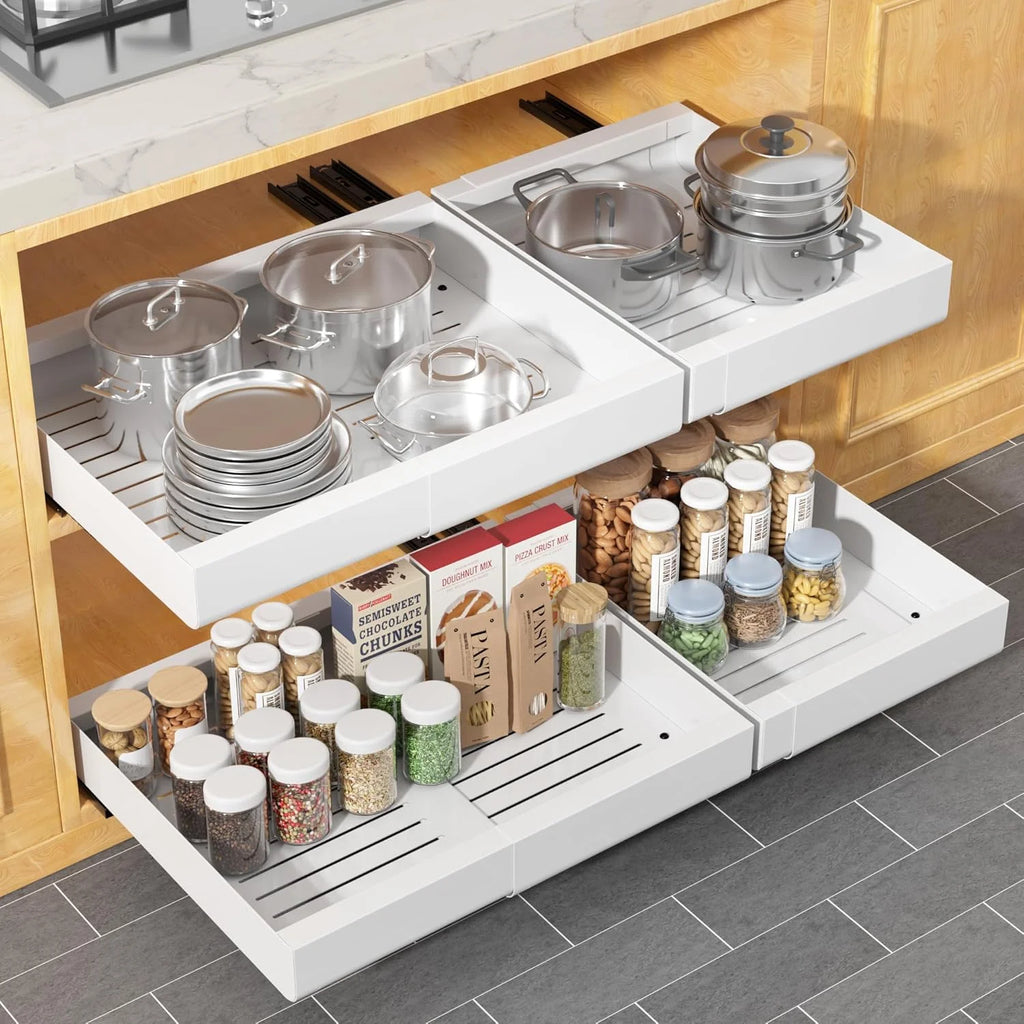 Width Expandable Heavy Duty Slide Out Drawers L72715