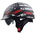 Half Size Warrior Motorcycle Helmet J1741