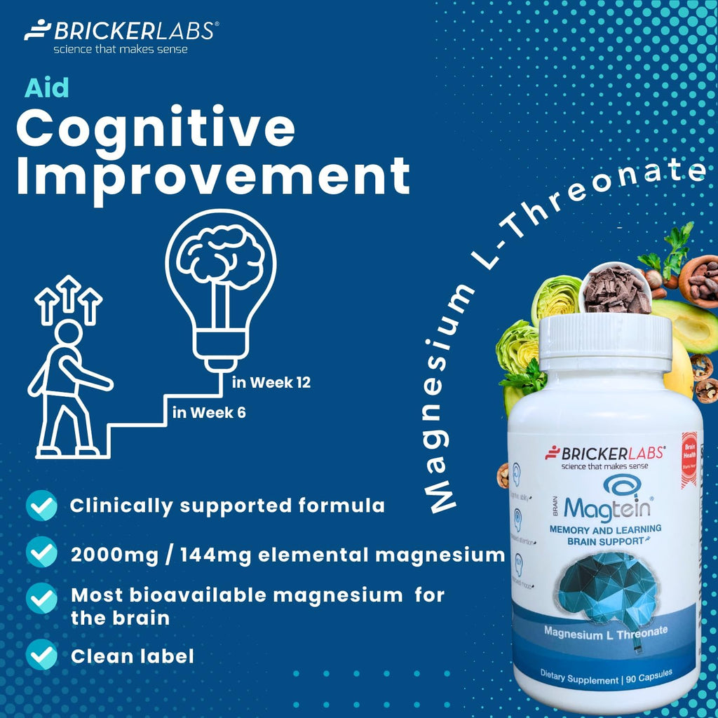 Magnesium L Threonate Supplement, 90 Capsules P7879