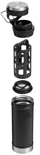 16 oz Insulated Stainless Steel Travel Mug with French Press D38905