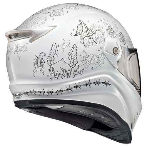 Matte Black Full Face Motorcycle Helmet DOT ECE 22.06 Approved M3286