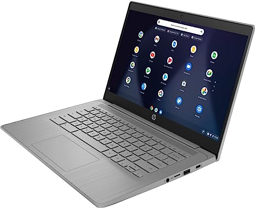 14 Inch Chromebook Laptop with Intel Celeron N4120 Processor, 4GB RAM, 64GB eMMC, Modern Gray X378