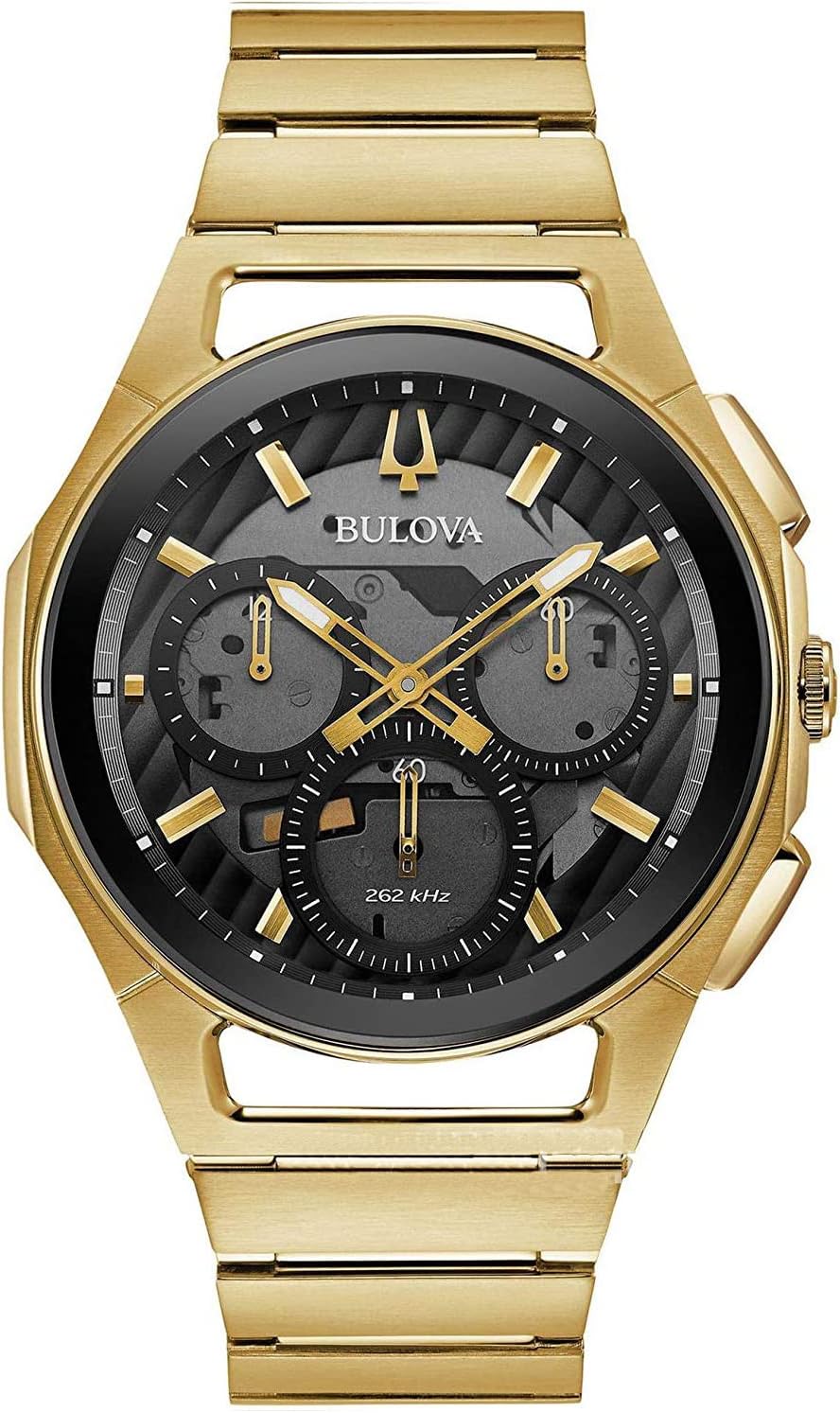 Gold-Tone Stainless Steel Quartz Chronograph Watch D631987