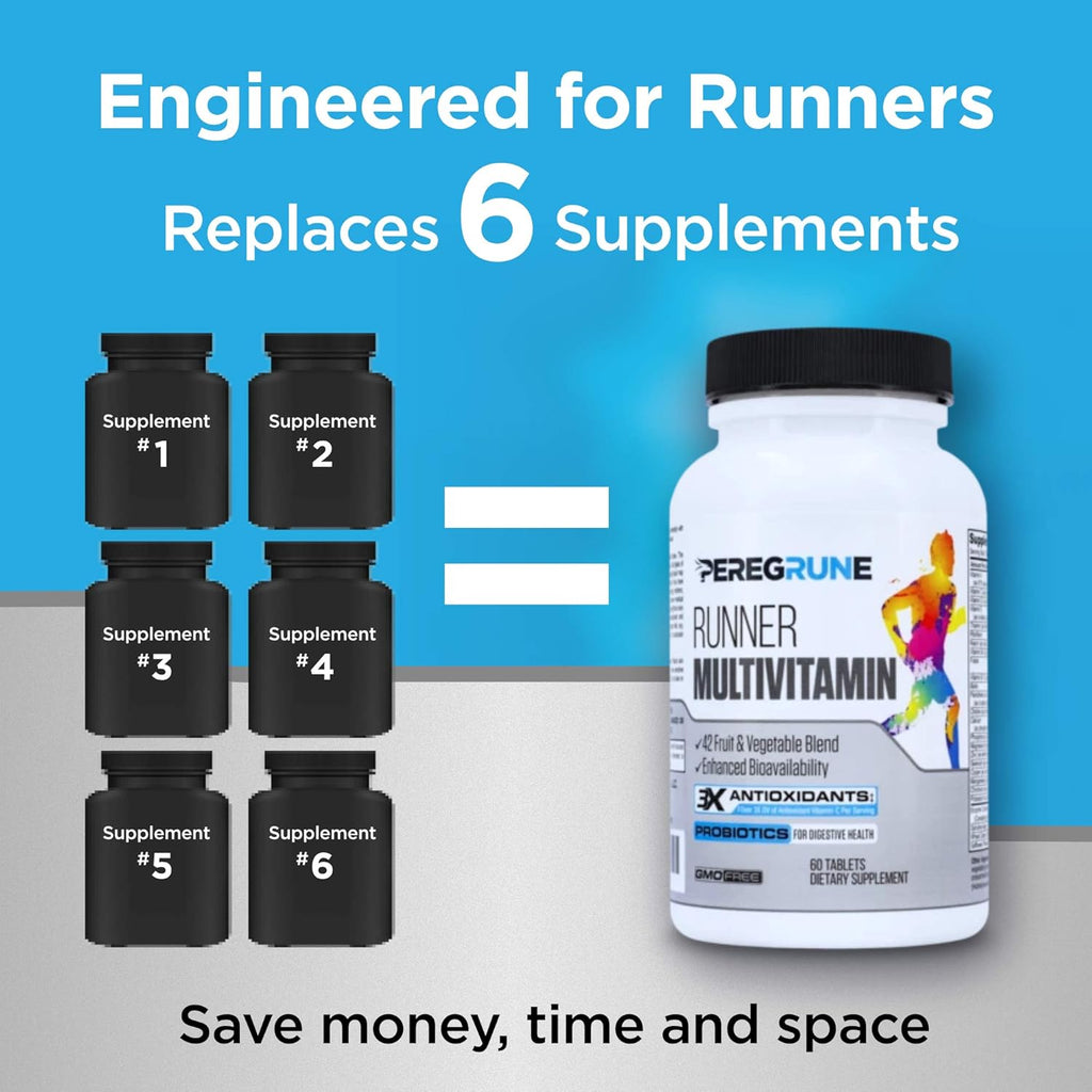 Runner Multivitamin with Antioxidants, B Complex, Probiotics F194966