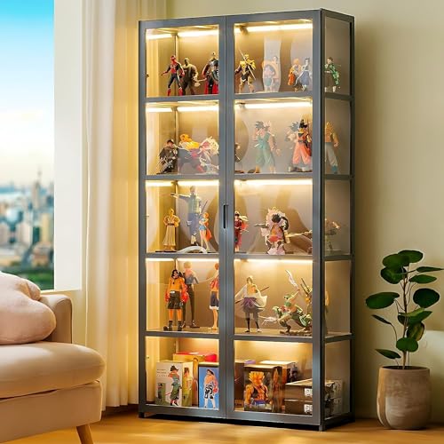 5-Tier Curio Display Cabinet with Acrylic Door X650