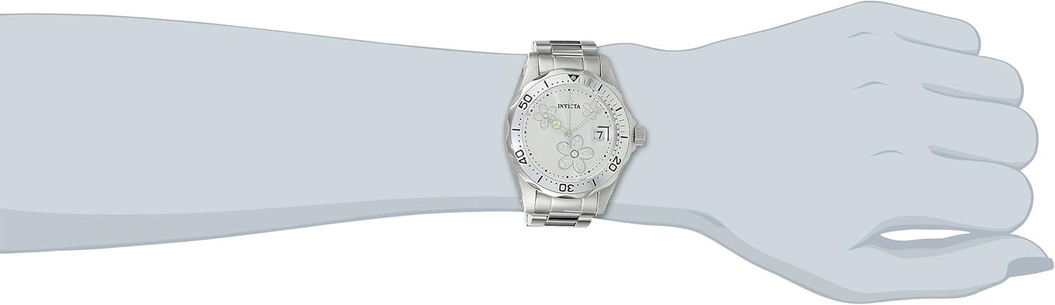 Silver Dial Stainless Steel Watch D4087
