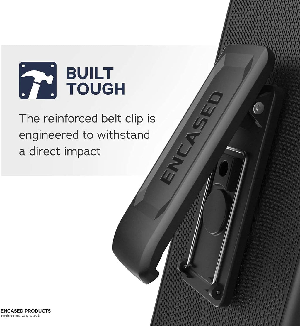 Black Belt Clip Case for Samsung Galaxy S22 Ultra L78603