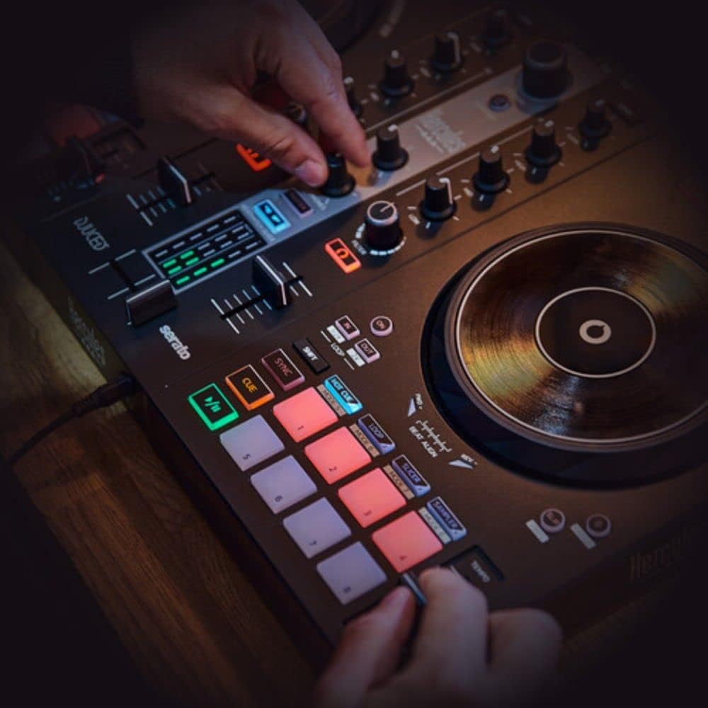 2-Deck USB DJ Controller with Audio Cable M56878
