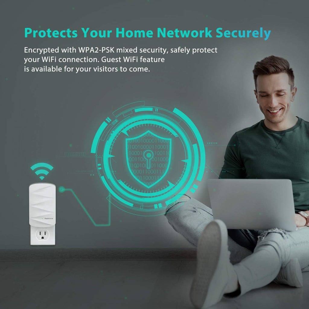 Mesh WiFi System, 3,000 sq.ft Whole Home Coverage, 1 WiFi Point & 1 Dot M6223