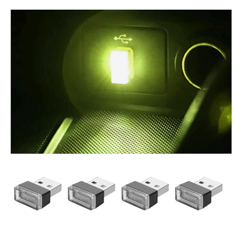 4 PCS USB LED Car Interior Atmosphere Lamp X797413